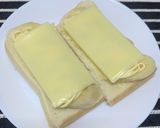 簡単朝ご飯！バナナトースト　マヨチーズ作り方2写真