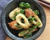 簡単副菜！竹輪とピーマンのごま金平風作り方4写真