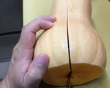 保存版✅バターナッツかぼちゃ下処理｜切り方・種皮作り方3写真