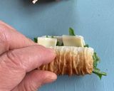 大葉とチーズくるくる竹輪巻作り方4写真