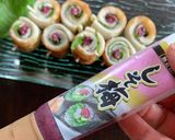 大葉とチーズくるくる竹輪巻作り方7写真