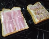 ホットサンドdeクロックムッシュ作り方3写真
