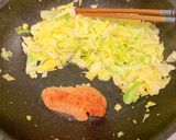 【家つま】キャベツ明太子（お酒＆ご飯泥棒作り方2写真