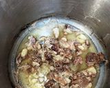 牛すじとほうれん草のスパイスカレー作り方4写真