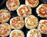 鶏ひき肉と豆腐・キノコの照り焼きつくね☆作り方8写真