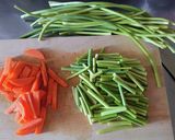 にんにく茎の煮浸し作り方1写真