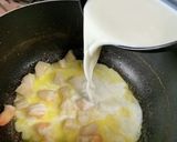 フレンチトースト海老と帆立クリームソース作り方4写真