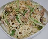 簡単！サバ缶とれんこんのからしマヨサラダ作り方4写真