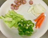 インスタントラーメンで塩焼きそば作り方2写真