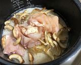 簡単!あっさり鶏胸肉とごぼうの炊込みご飯作り方2写真