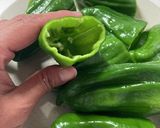 ジュワー!丸ごとピーマン肉詰め作り方1写真
