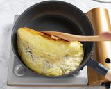 ふわふわ♡しらすとチーズのスフレオムレツ作り方10写真