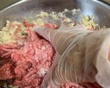 豆腐入りハンバーグ　牛乳、パン粉　卵無し作り方7写真
