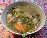 鶏肉とたっぷり野菜の温か♫コンソメスープ作り方6写真