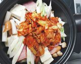【本格】プデチゲ【簡単】サッポロ一番味噌作り方6写真