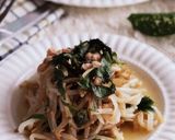 ツナともやしの大葉にんにく醤油ナムル作り方4写真