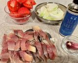 あじとトマトのラグーソース作り方1写真
