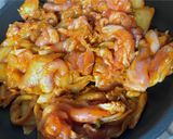 白菜の唐辛子漬けを使った「豚肉炒め」作り方3写真
