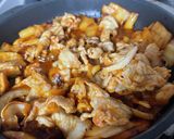 白菜の唐辛子漬けを使った「豚肉炒め」作り方5写真