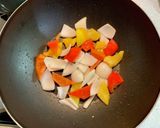 鶏団子の甘酢あんがらめ作り方4写真