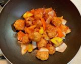 鶏団子の甘酢あんがらめ作り方6写真