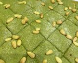 スペインの松の実パン抹茶味作り方19写真