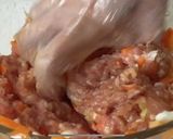 鶏つくねとおくらの生姜あん作り方5写真