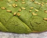 スペインの松の実パン抹茶味作り方20写真