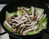 チンゲン菜としめじの豆腐あんかけ作り方3写真