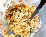 豆腐バーグ入甘旨豚丼味豚こまのせドーム蒸作り方4写真