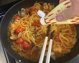 数分で作る ペスカトーレスパゲティー作り方7写真