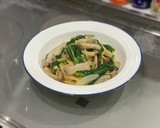 ワンパン 簡単 ほうれん草の和風パスタ作り方7写真