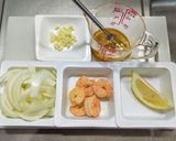 冷凍エビとレモンのペンネ作り方1写真