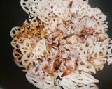 夏弁当★少量豚バラと蓮根炒め★作り置き作り方5写真