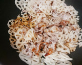 夏弁当★少量豚バラと蓮根炒め★作り置き作り方5写真