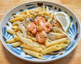 冷凍エビとレモンのペンネ作り方5写真