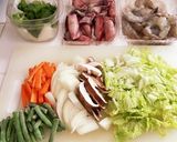広東風海鮮かた焼きそば作り方1写真