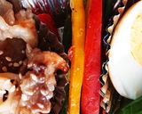 お弁当★カラフルパプリカの岩塩ソテー作り方2写真