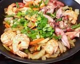 広東風海鮮かた焼きそば作り方5写真
