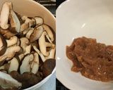 豚バラ肉とゴーヤと豆腐の梅肉炒め煮作り方2写真