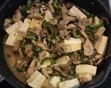 豚バラ肉とゴーヤと豆腐の梅肉炒め煮作り方6写真