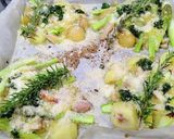 グリーンアスパラと新じゃがのパン粉焼き作り方3写真