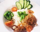 夏野菜そうめん白だしマヨ♡作り方12写真