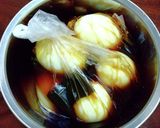 半熟煮卵☆和風ニンニク醤油味♪作り方3写真