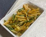 じゃがいもとインゲンの酢醤油きんぴら作り方4写真