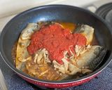みりん干しで♪鯖のトマト煮作り方2写真