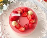 いちご感たっぷりチーズムースケーキ♡作り方23写真
