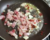 ほうれん草とコーンの塩焼きそば作り方3写真