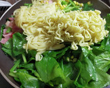 ほうれん草とコーンの塩焼きそば作り方5写真