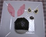 スティッチのお弁当♫作り方1写真